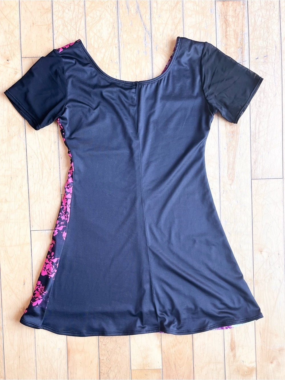 Metamorphose Floral Print Short‑Sleeve Mini Dress / Tunic – Size Small - Picture 5 of 7